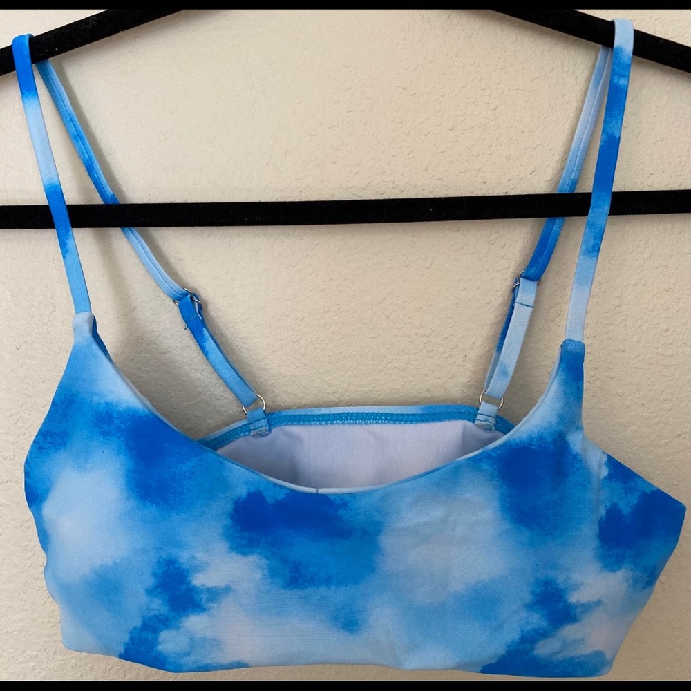 Shein Blue Cloudy Top